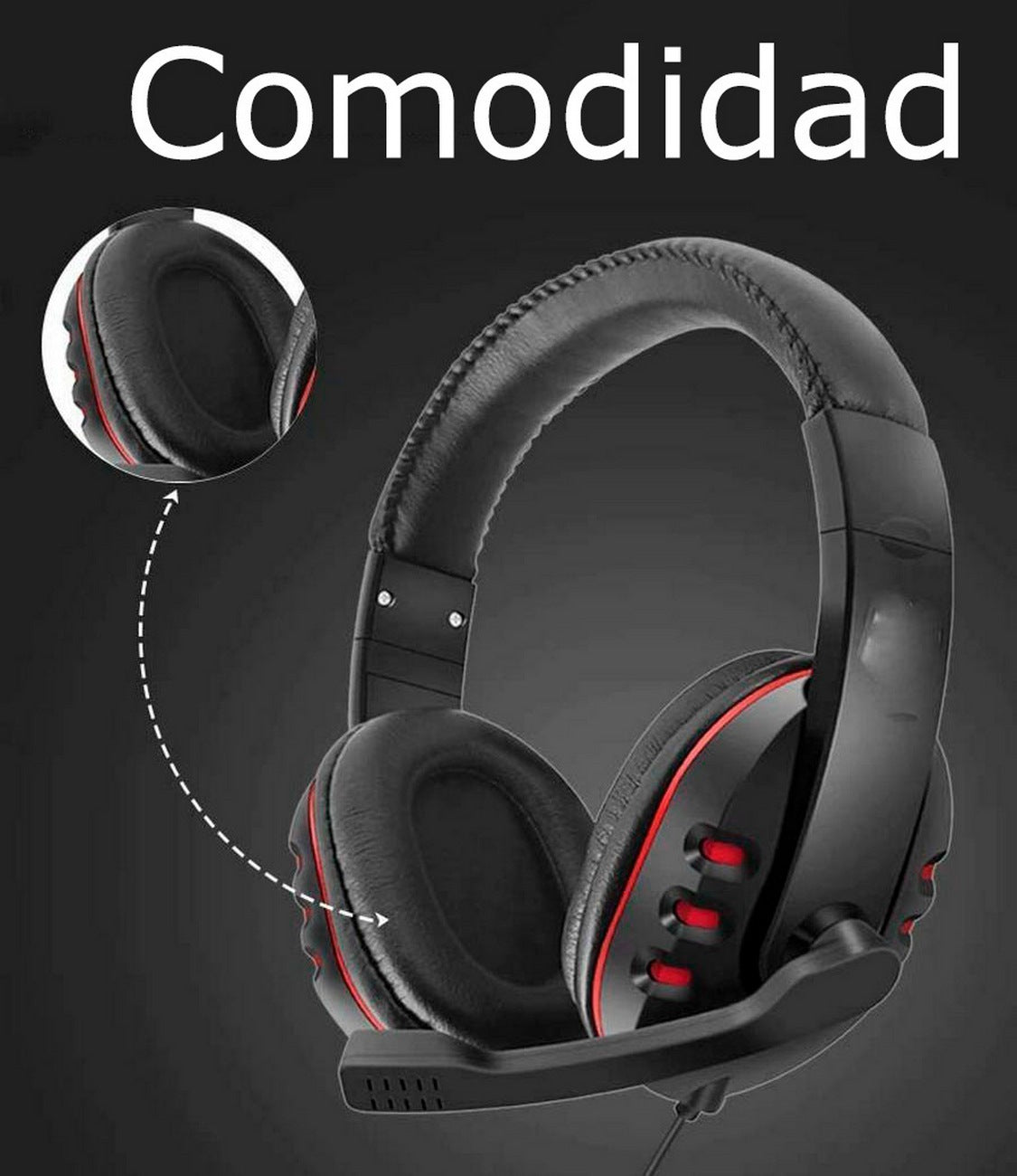 Audifonos Gamer Gm-002 Sonido Y Vibraciòn 360 Grados