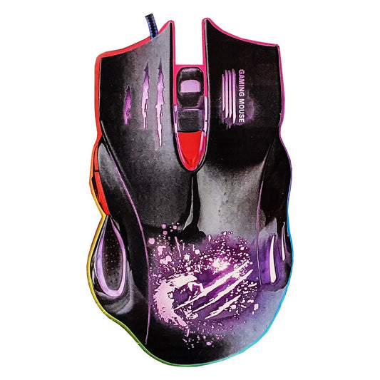 Mouse Gamer Para Juego Ergonomico K17 Luces 3600 Dpi